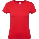 Damen-T-Shirt – B+C 150 – Rot S
