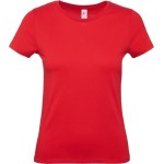 Damen-T-Shirt – B+C 150 – Rot 3XL