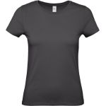 Damen-T-Shirt – B+C 150 – gebraucht, schwarz, XS