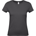 Damen-T-Shirt – B+C 150 – gebraucht, schwarz, XS