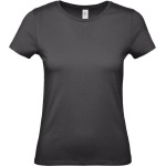 Damen T-Shirt – B+C 150 – Schwarz pur XXL