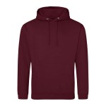 JustHoods Herren-Hoodie – Burgunderrot XS