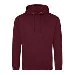 JustHoods Herren-Hoodie – Burgunderrot XL