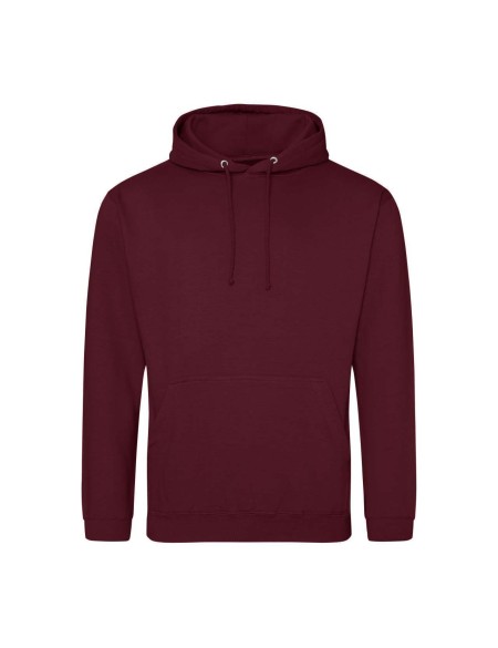JustHoods Herren-Sweatshirt – Burgunderrot 3XL