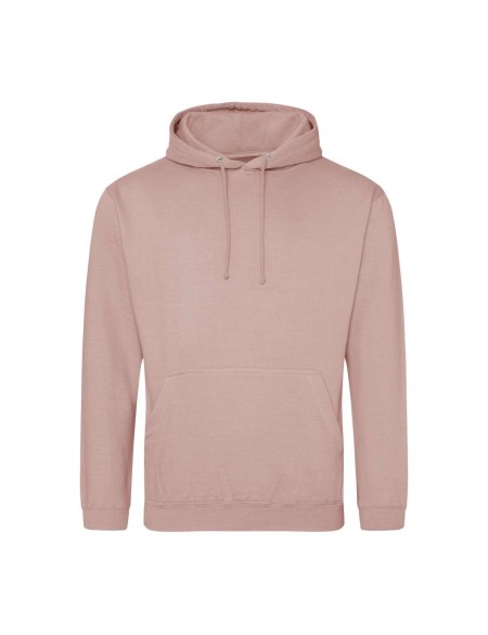 Herren-Sweatshirt JustHoods - Staubiges Rosa XS