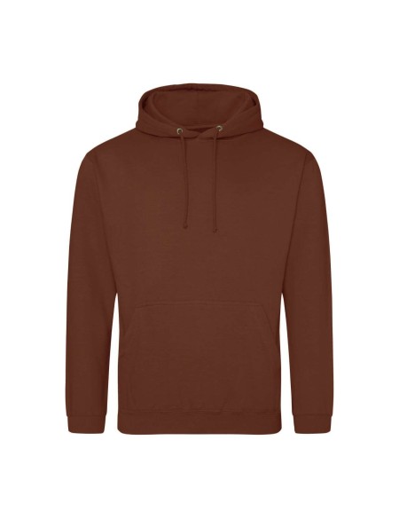 JustHoods Herren Kapuzenpullover – Red Rust XS