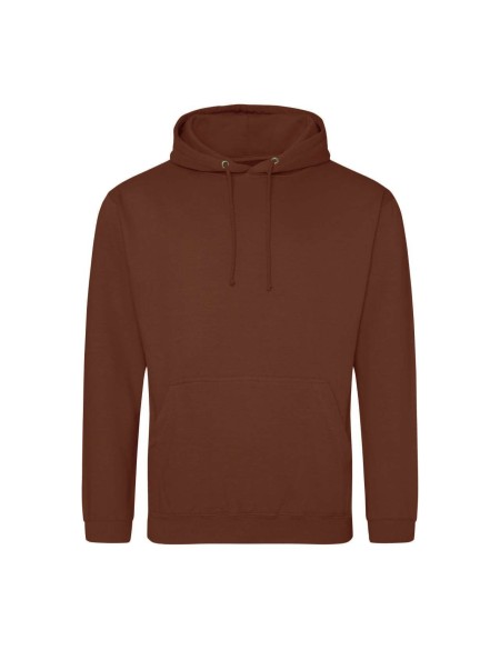 JustHoods Herren Kapuzenpullover – Red Rust XL