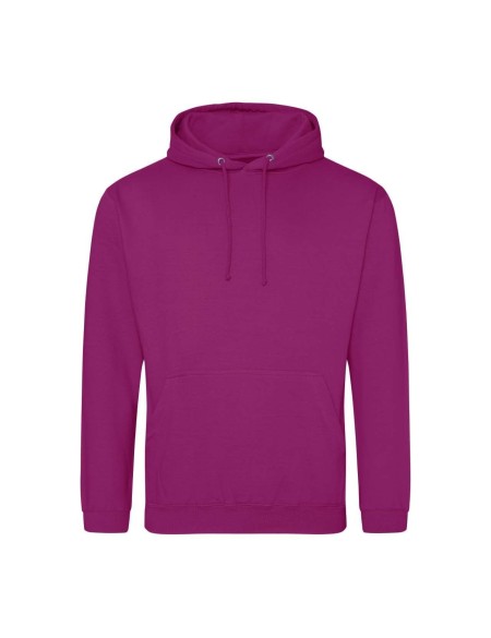 Herren-Sweatshirt JustHoods - Festival fuchsia M