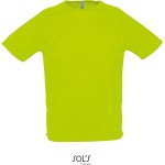 Herren-Sport-T-Shirt SPORTY - Neongrün XXS
