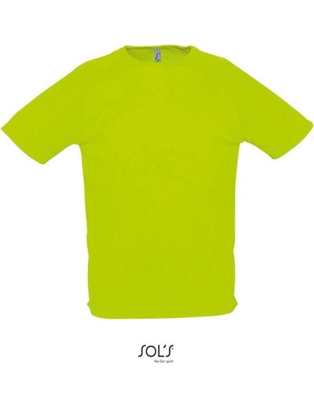 Sport-T-Shirt für Herren SPORTS - Neongrün M