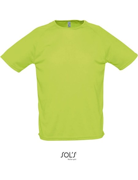 Sport-T-Shirt für Herren SPORTS - Apfelgrün XXS