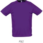 Herren-Sport-T-Shirt SPORTY - Dunkellila XL