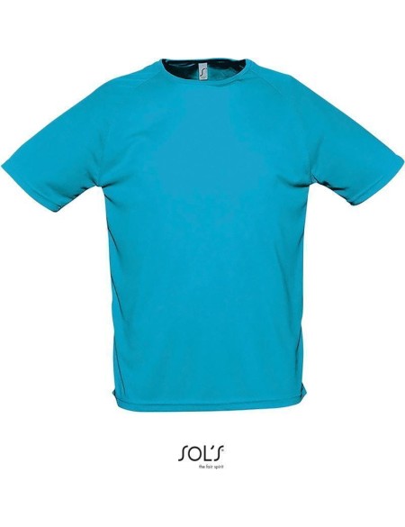 Sport-T-Shirt für Herren SPORTS - Aqua XL