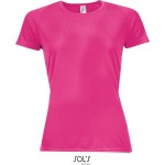 Sport-T-Shirt für Damen SPORTS - neonpink M