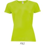 Sport-T-Shirt für Damen SPORTS - neongrün XXL