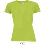 Sport-T-Shirt für Damen SPORTS - Apfelgrün XL