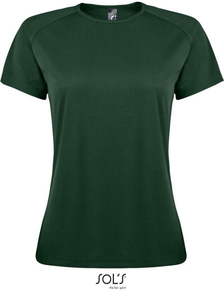 Sport-T-Shirt für Damen SPORTS - Neonrosa