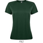 Sport-T-Shirt für Damen SPORTS - Waldgrün XS