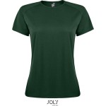 Sport-T-Shirt für Damen SPORTS - Waldgrün S