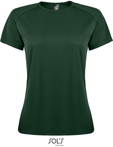 Sport-T-Shirt für Damen SPORTS - Waldgrün XXL