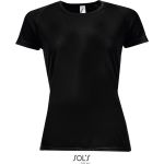 Sport-T-Shirt für Damen SPORTS - Schwarz XS