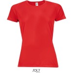 Sport-T-Shirt für Damen SPORTS - Rot M