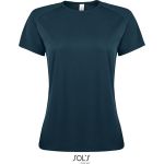 Sport-T-Shirt für Damen SPORTS - Petrol XS