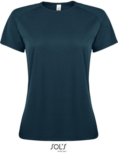 Sport-T-Shirt für Damen SPORTS - Petrol XS