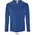 Herren-Sport-T-Shirt SPORTS mit langen Ärmeln – Königsblau M