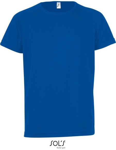 Sport-T-Shirt für Kinder – SPORT – Königsblau, 12 Jahre