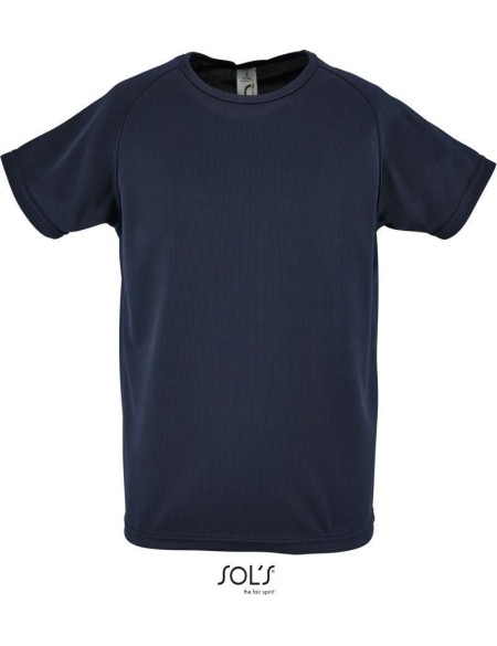 Sport-T-Shirt für Kinder – SPORTS – Französische Marine 10 Jahre