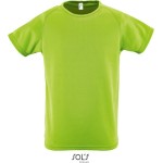 Sport-T-Shirt für Kinder – SPORTS – Apfelgrün 12 Jahre