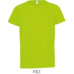 Sport-T-Shirt für Kinder – SPORTS – Neongrün 6 Jahre