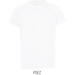 Sport-T-Shirt für Kinder – SPORTS – Weiß 10 Jahre