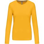 Damen T-Shirt – Kariban K383 Langarm – Gelb S