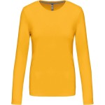 Damen-T-Shirt – Kariban K383 mit langen Ärmeln – Gelb M