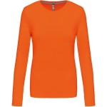 Damen T-Shirt – Kariban K383 Langarm – Orange L
