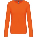 Damen T-Shirt – Kariban K383 Langarm – Orange XL