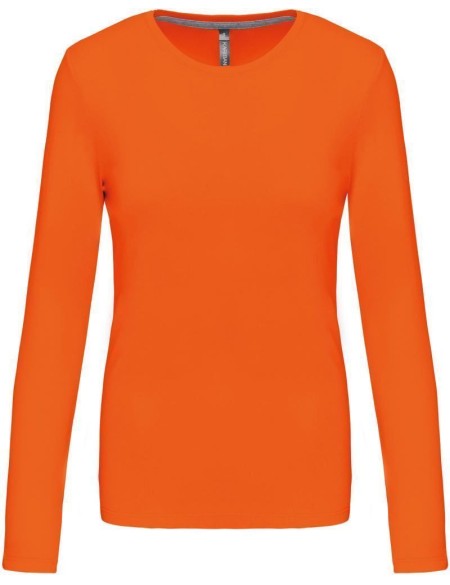Damen-T-Shirt – Kariban K383 mit langen Ärmeln – Orange XXL