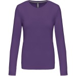 Damen T-Shirt – Kariban K383 Langarm – Lila S