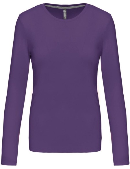 Damen T-Shirt – Kariban K383 Langarm – Lila S