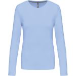 Damen-T-Shirt – Kariban K383 mit langen Ärmeln – Himmelblau XXL
