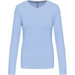 Damen-T-Shirt – Kariban K383 mit langen Ärmeln – Himmelblau 3XL
