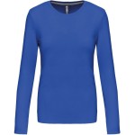 Damen-T-Shirt – Kariban K383 mit langen Ärmeln – Hellkönigsblau M