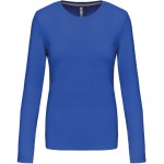 Damen-T-Shirt – Kariban K383 mit langen Ärmeln – Hellkönigsblau L