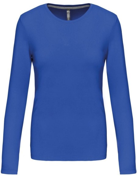 Damen-T-Shirt – Kariban K383 mit langen Ärmeln – Hellkönigsblau L