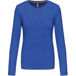 Damen-T-Shirt – Kariban K383 mit langen Ärmeln – Hellkönigsblau XXL