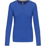 Damen-T-Shirt – Kariban K383 mit langen Ärmeln – Hellkönigsblau 3XL