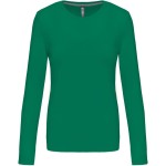 Damen T-Shirt – Kariban K383 Langarm – Kelly Green L