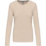 Damen-T-Shirt – Kariban K383 mit langen Ärmeln – Hellsand S